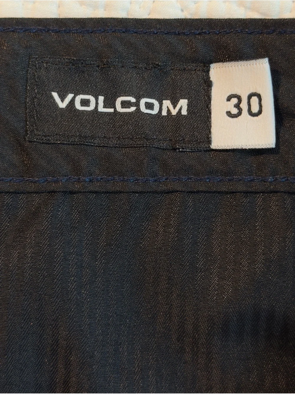 Volcom | Frickin Modern Stretch Shorts | Dark Navy | Size 30 | Chino Skatewear